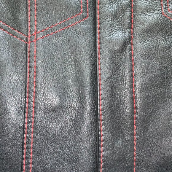 Black Leather Vest for Men - Picture 16 of 16